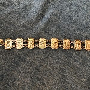 Brighton Angel Heart reversible bracelet